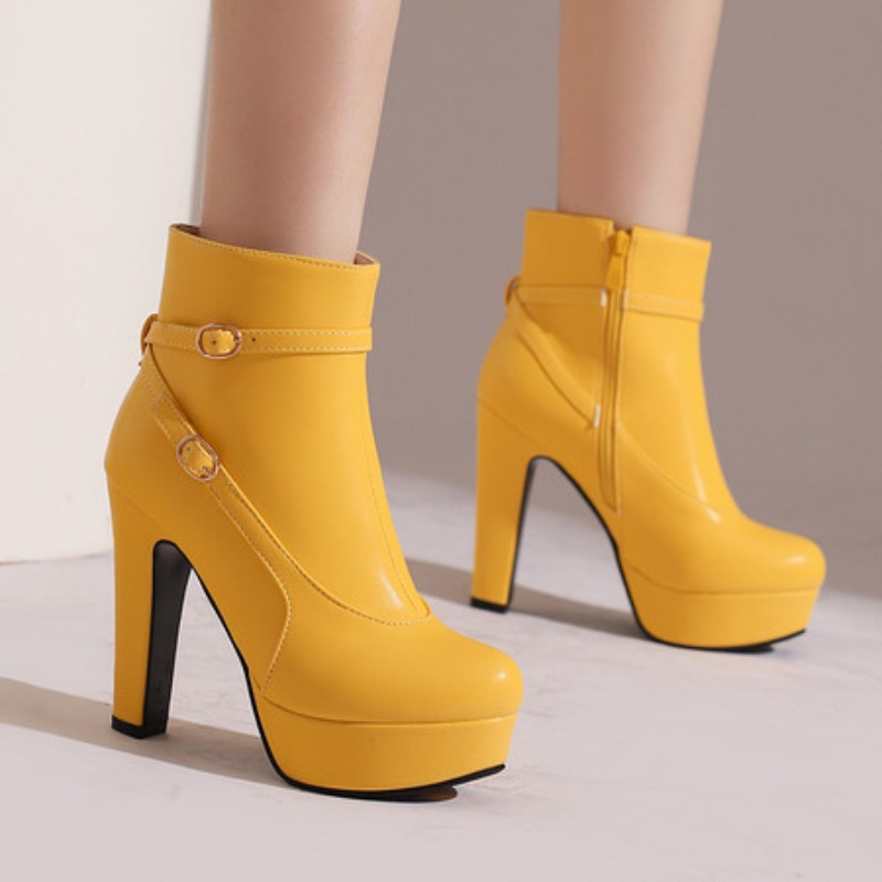 Ethnic Fashion - Fashion Platform Boots Women Sexy Rivets