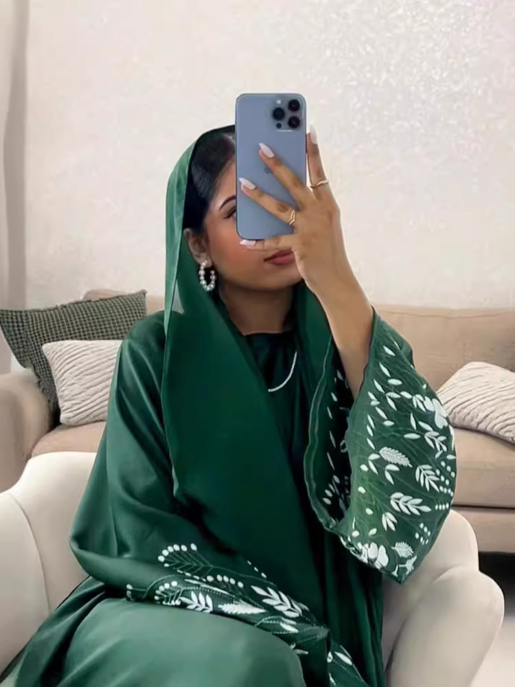 Turkey Emboridery Abaya for Wo - огляд і ціна Jalabiya Women Arabic