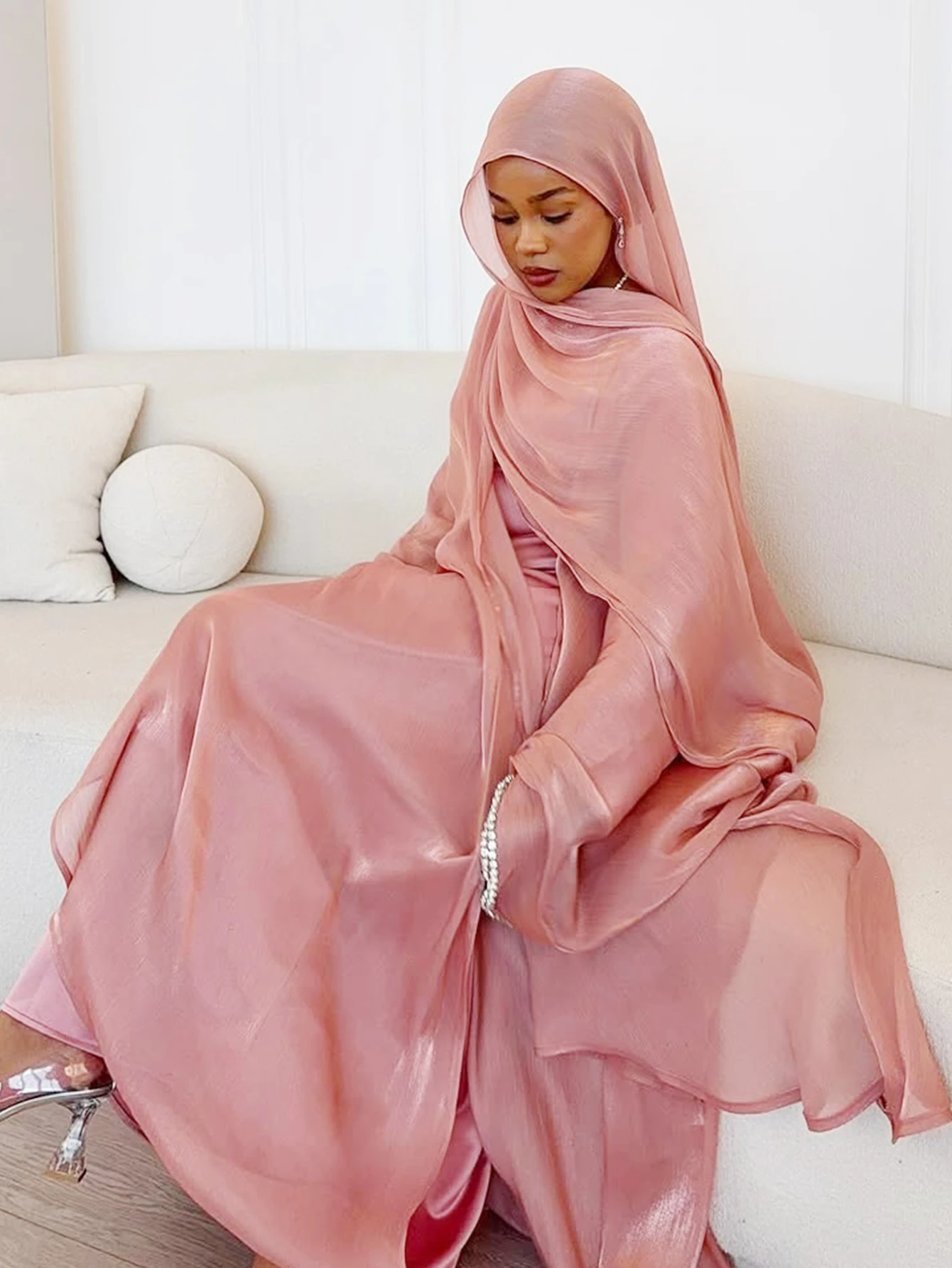 Eid Muslim Abaya Scarf Dress 1 - огляд і ціна Jalabiya Women Arabic
