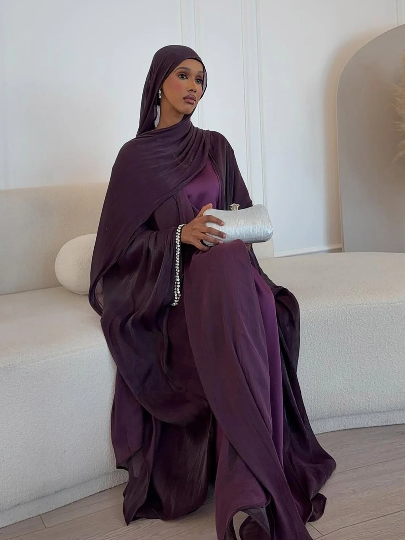 Eid Muslim Abaya Scarf Dress 1 - огляд і ціна Jalabiya Women Arabic