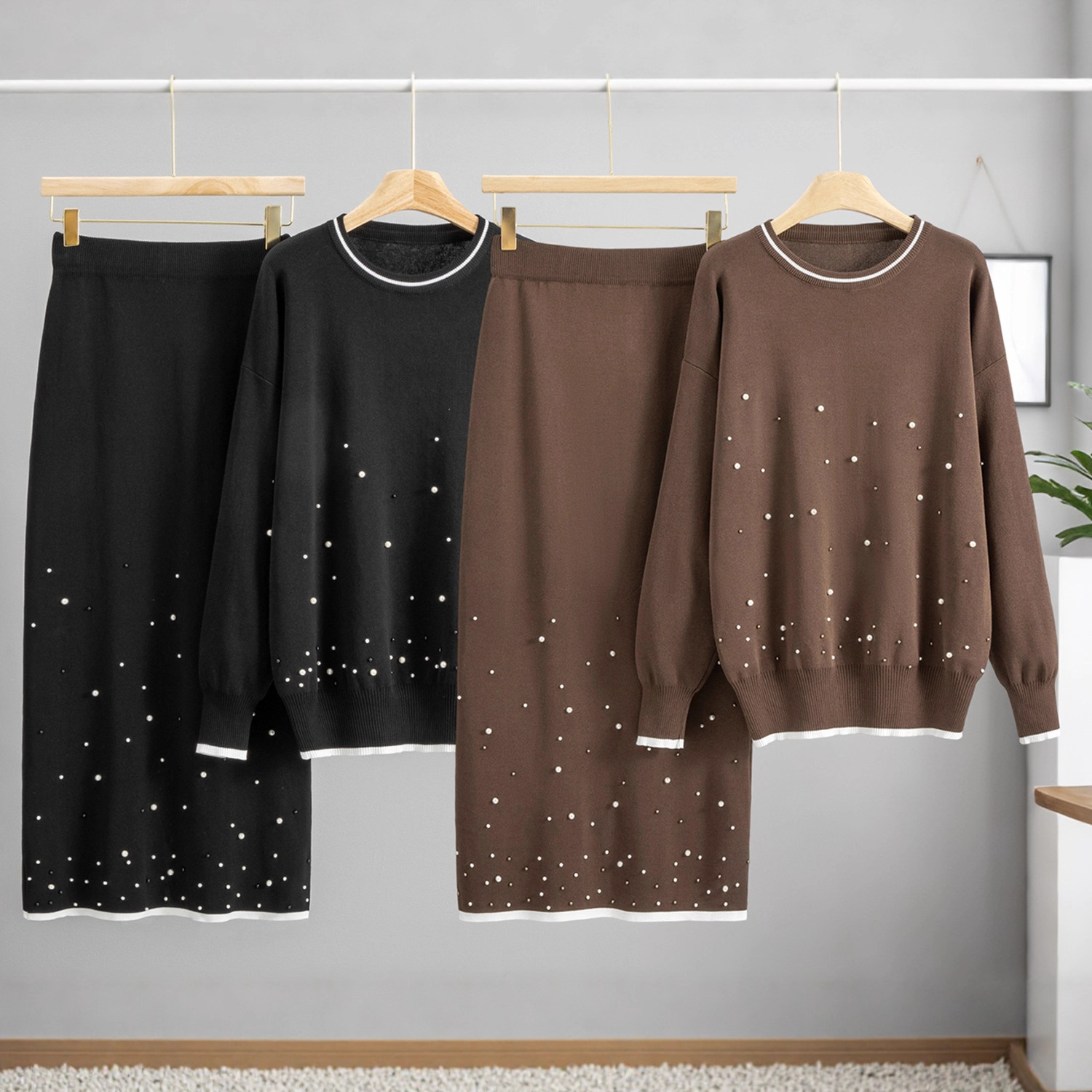 Eid Women 2 Piece Set Beading  - огляд і ціна Jalabiya Women Arabic