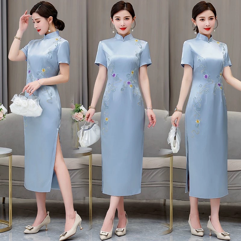 Women Ethnic Style Aodai  Cheo - огляд і ціна Ao Dai Vietnam Dress