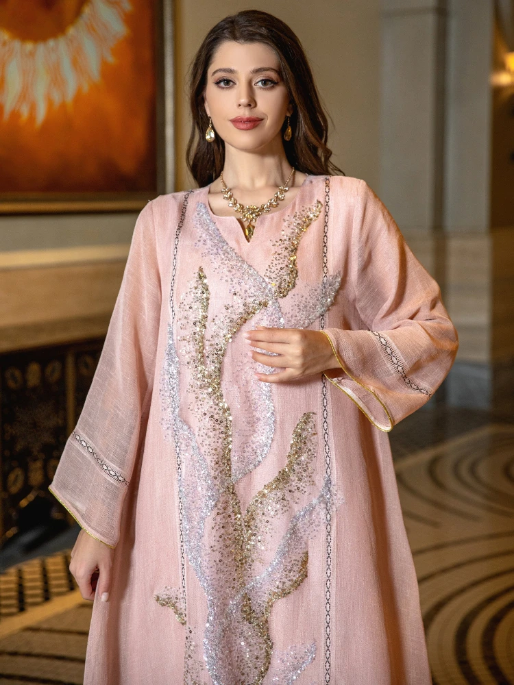 Eid Muslim Party Dress for Wom - огляд і ціна Jalabiya Women Arabic