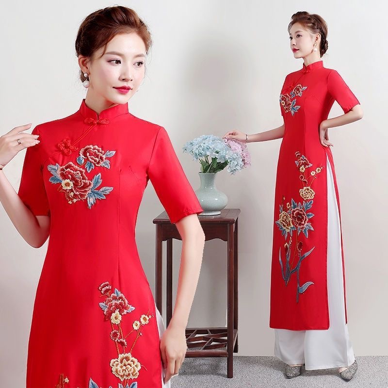 Summer Women Traditional Vietn - огляд і ціна Ao Dai Vietnam Dress