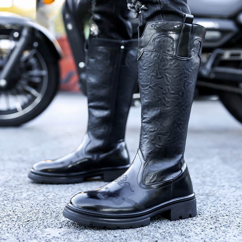 Men's Mid-calf Boots High Qual - огляд і ціна Ethnic Fashion