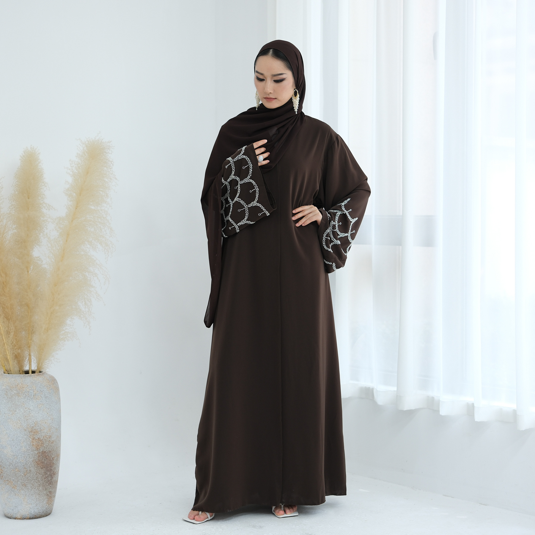 embroidery Women Dress Abaya c - огляд і ціна Jalabiya Women Arabic