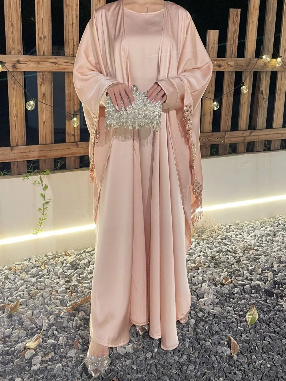Muslim Women Abaya Dress 2 Pie - огляд і ціна Jalabiya Women Arabic