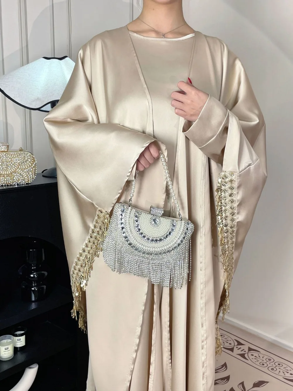 Muslim Women Abaya Dress 2 Pie - огляд і ціна Jalabiya Women Arabic