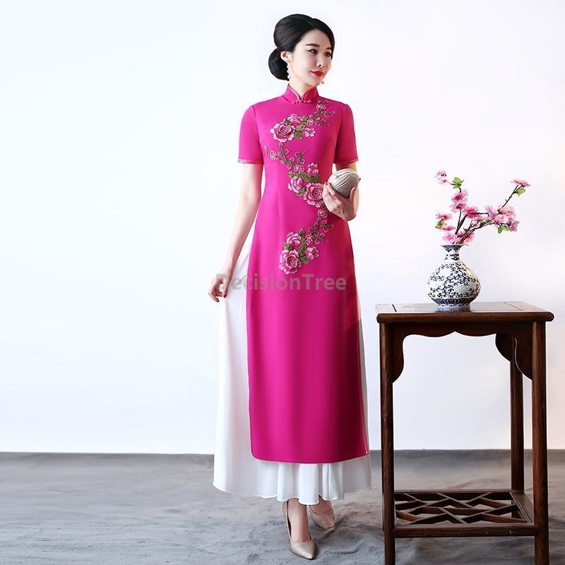 2026 vietnam aodai vintage imp - огляд і ціна Ao Dai Vietnam Dress