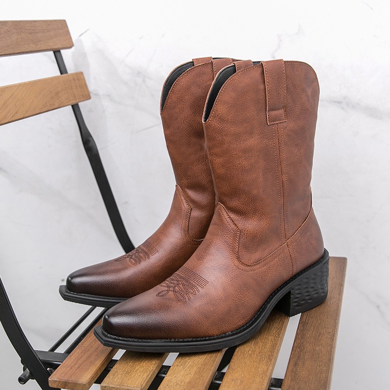 Men Boots Classic Embroidery W - огляд і ціна Ethnic Fashion