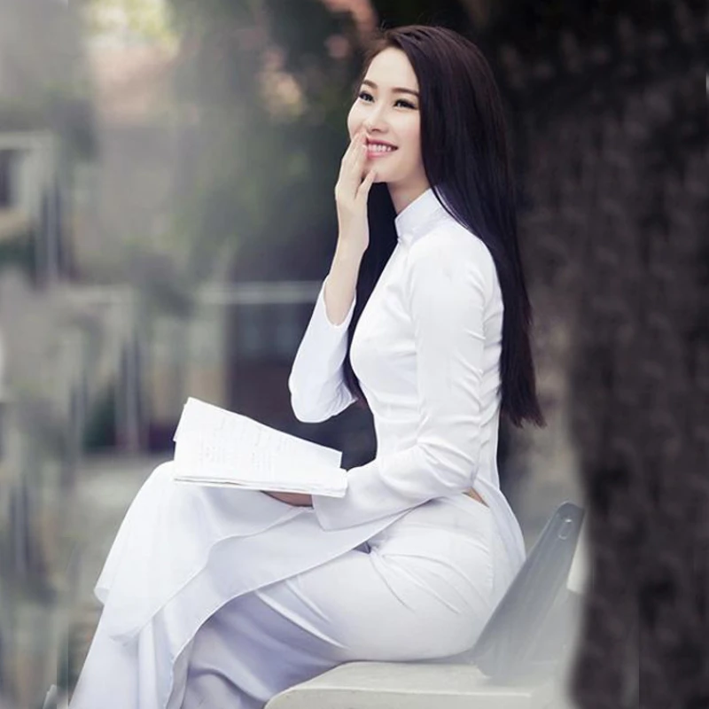 Ao Dai Vietnam Dress Women Tra - огляд і ціна Ao Dai Vietnam Dress